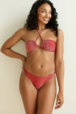 Discount Amalfi String Tie Bandeau Bikini Top Tops|Bandeau