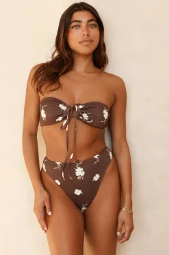 Discount Amalfi String Tie Bandeau Bikini Top Tops|Bandeau