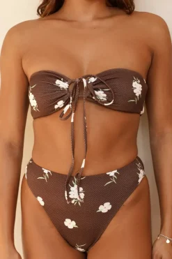 Discount Amalfi String Tie Bandeau Bikini Top Tops|Bandeau