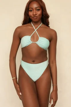 New Amalfi String Tie Bandeau Bikini Top Tops|Bandeau