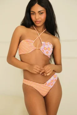 Discount Amalfi String Tie Bandeau Bikini Top Tops|Bandeau