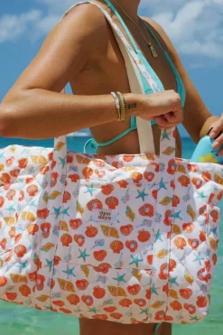 Hot Beach Quilted Tote Bag Accessories