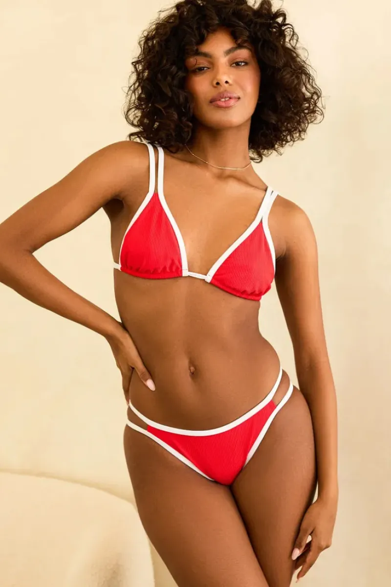 Clearance Billy Double Strap Bikini Top Tops|Triangle