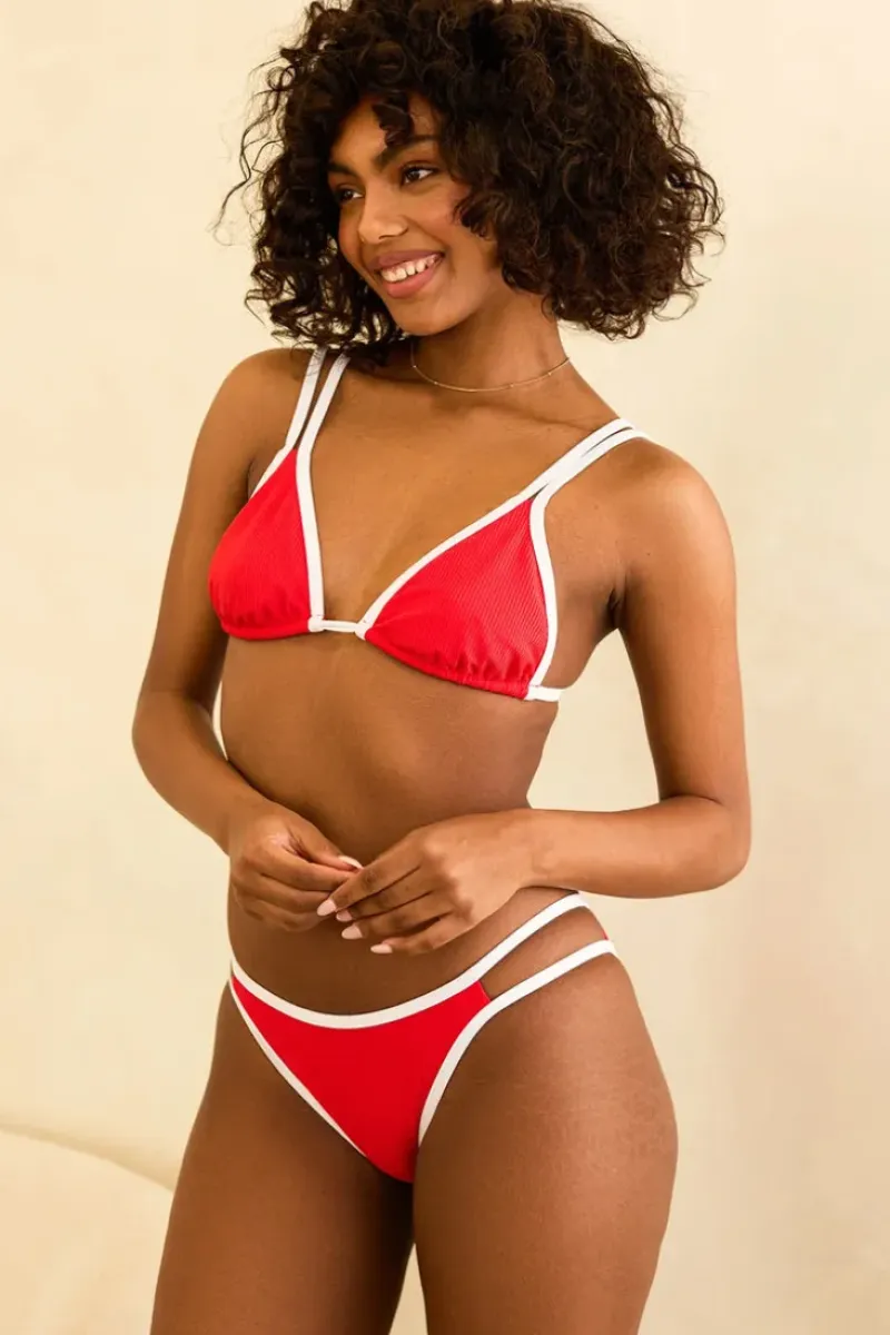 Clearance Billy Double Strap Bikini Top Tops|Triangle