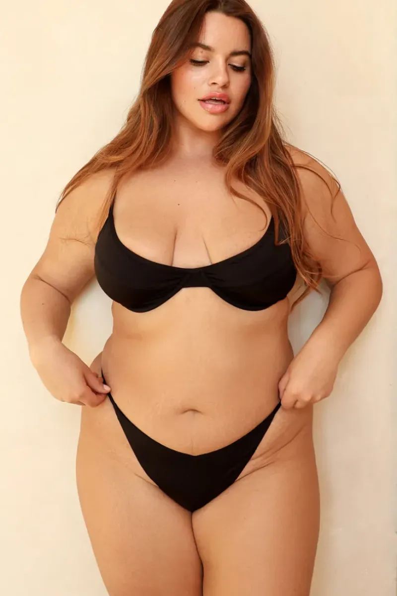 Discount Black West Coast Underwire Super Cheeky Set Underwire|Sets