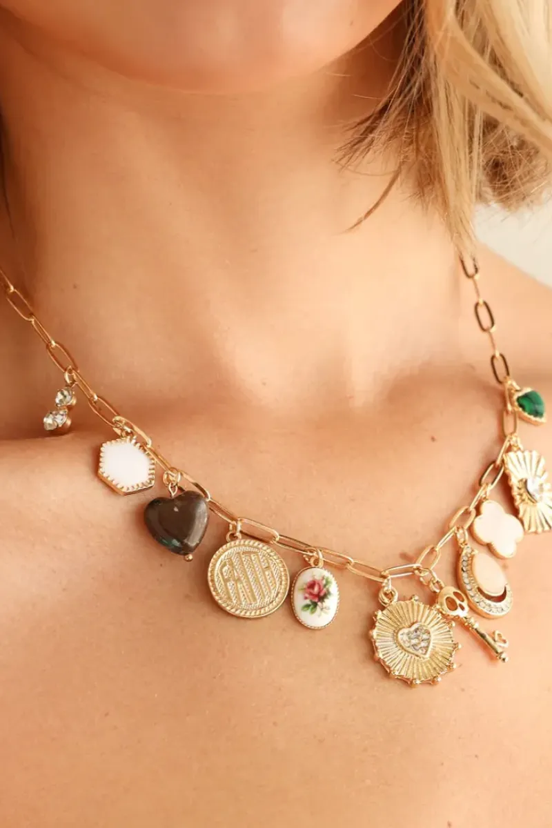 Outlet Charm and Glow Necklace Accessories