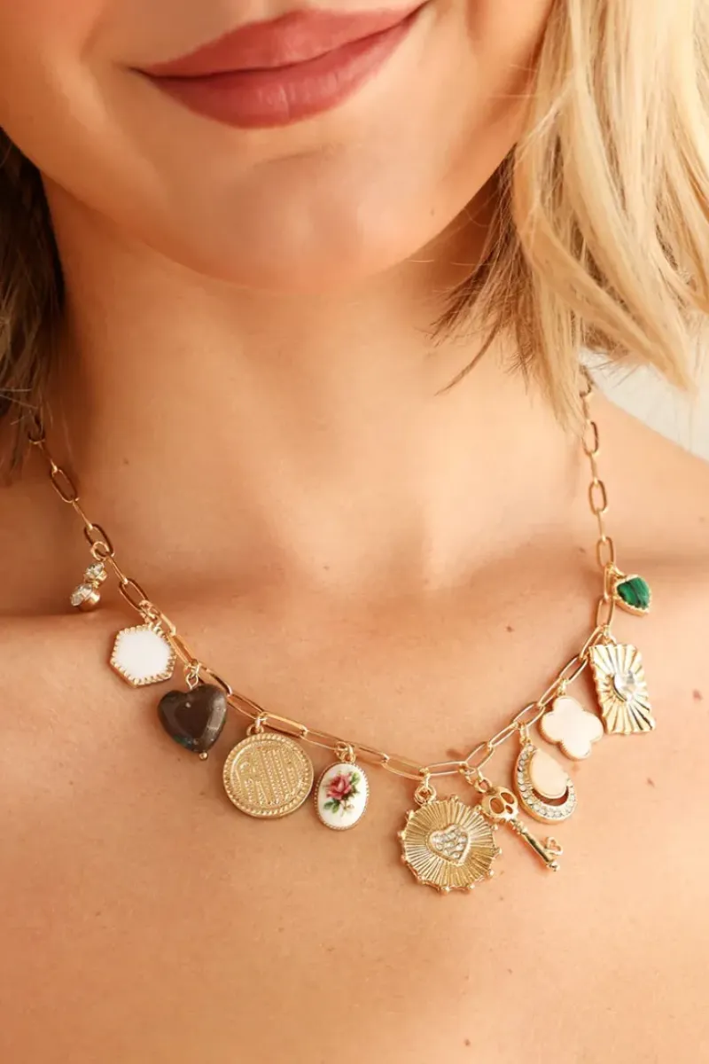Outlet Charm and Glow Necklace Accessories