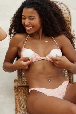 Best Coral Garden Bandeau Cheeky Set Bandeau|Sets