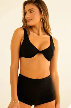 Hot Farrah Elastic Waist Booty Short Bottoms|Full