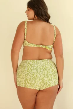 Sale Farrah Elastic Waist Booty Short High Waist|Bottoms