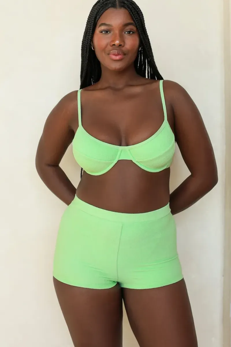 Discount Farrah Elastic Waist Booty Short Bottoms|Full
