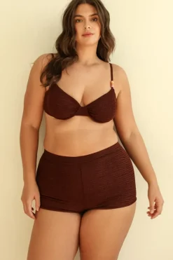 New Farrah Elastic Waist Booty Short Bottoms|Full