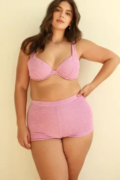 New Farrah Elastic Waist Booty Short Bottoms|Full