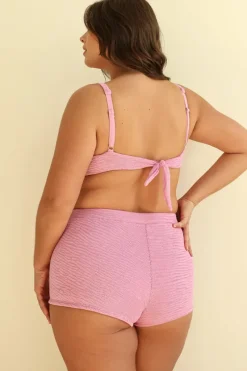 New Farrah Elastic Waist Booty Short Bottoms|Full