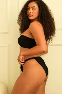 Discount Frankie Asymmetrical Bandeau Bikini Top Tops|Bandeau