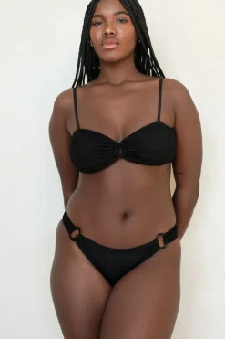 New Lace Black Bandeau Cheeky Set Bandeau|Sets