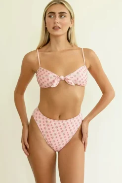 Fashion Leslie Bandeau Bikini Top Tops|Bandeau