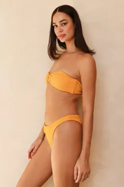 Clearance Lotus Bandeau Bikini Top Tops|Bandeau