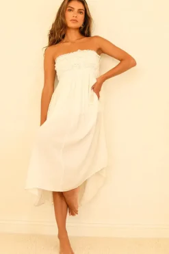 New Moonflower Flowy Midi Skirt Clothing