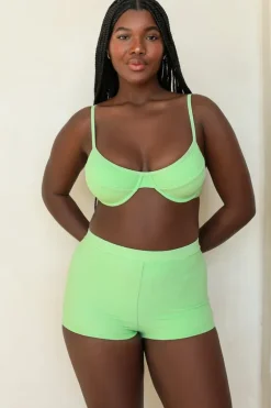 Clearance Paradise Green Underwire Full Set Underwire|Sets