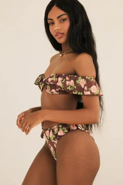 Outlet Poppi High Waisted Cheeky Bikini Bottom Bottoms|Cheeky