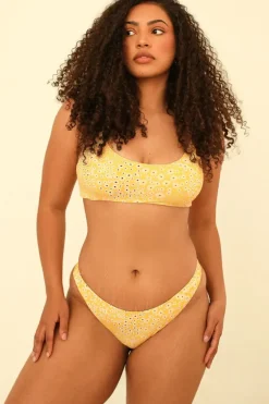 Outlet Seaport High Cut Thong Bikini Bottom Bottoms|Thong