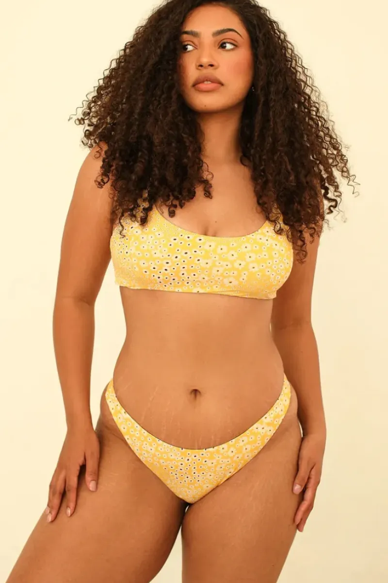 Outlet Seaport High Cut Thong Bikini Bottom Bottoms|Thong