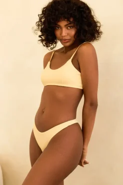 Clearance Seaport High Cut Thong Bikini Bottom Bottoms|Thong