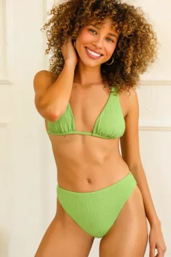 Fashion Seashore Cheeky High Waisted Bikini Bottom Bottoms|Cheeky