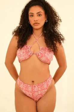 Hot Seashore High Waist Cheeky Bikini Bottom Bottoms|Cheeky