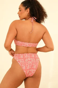 Hot Seashore High Waist Cheeky Bikini Bottom Bottoms|Cheeky