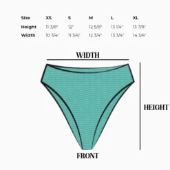 New Seashore High Waist Cheeky Bikini Bottom Bottoms|Cheeky