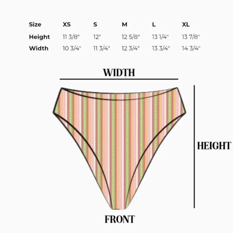 Outlet Seashore High Waist Cheeky Bikini Bottom Cheeky|Bottoms