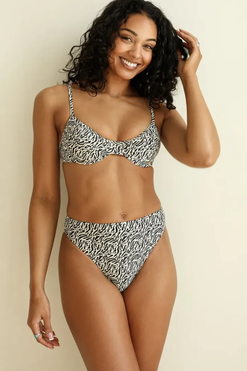Discount Seashore High Waist Cheeky Bikini Bottom Bottoms|Cheeky