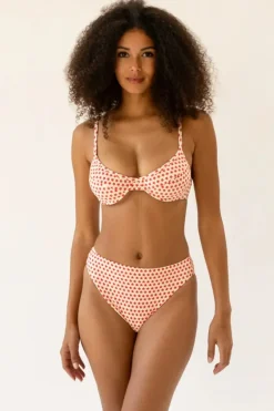Best Seashore High Waist Cheeky Bikini Bottom Bottoms|Cheeky