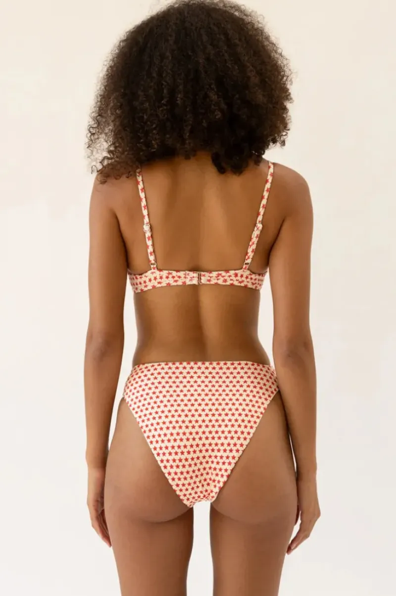 Best Seashore High Waist Cheeky Bikini Bottom Bottoms|Cheeky