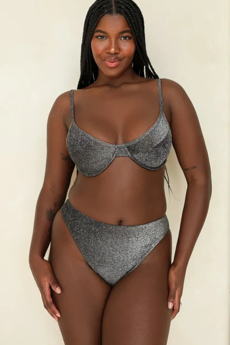 Hot Seashore High Waist Cheeky Bikini Bottom Bottoms|Cheeky