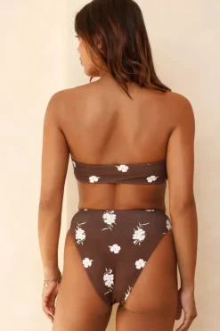 Clearance Seashore High Waist Cheeky Bikini Bottom Bottoms|High Waist