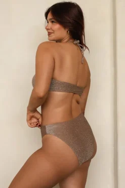 New Seashore High Waist Cheeky Bikini Bottom Bottoms|High Waist