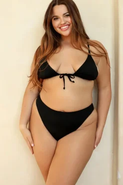 Hot Seashore High Waist Cheeky Bikini Bottom Bottoms|Cheeky