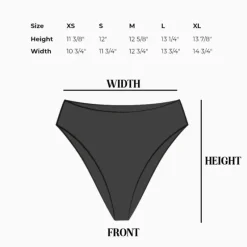Hot Seashore High Waist Cheeky Bikini Bottom Bottoms|Cheeky