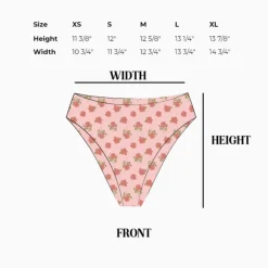 New Seashore High Waist Cheeky Bikini Bottom Bottoms|Cheeky