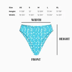 Sale Seashore High Waist Cheeky Bikini Bottom Bottoms|Cheeky