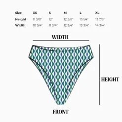Sale Seashore High Waist Cheeky Bikini Bottom Bottoms|Cheeky