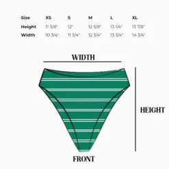 Sale Seashore High Waist Cheeky Bikini Bottom Bottoms|Cheeky