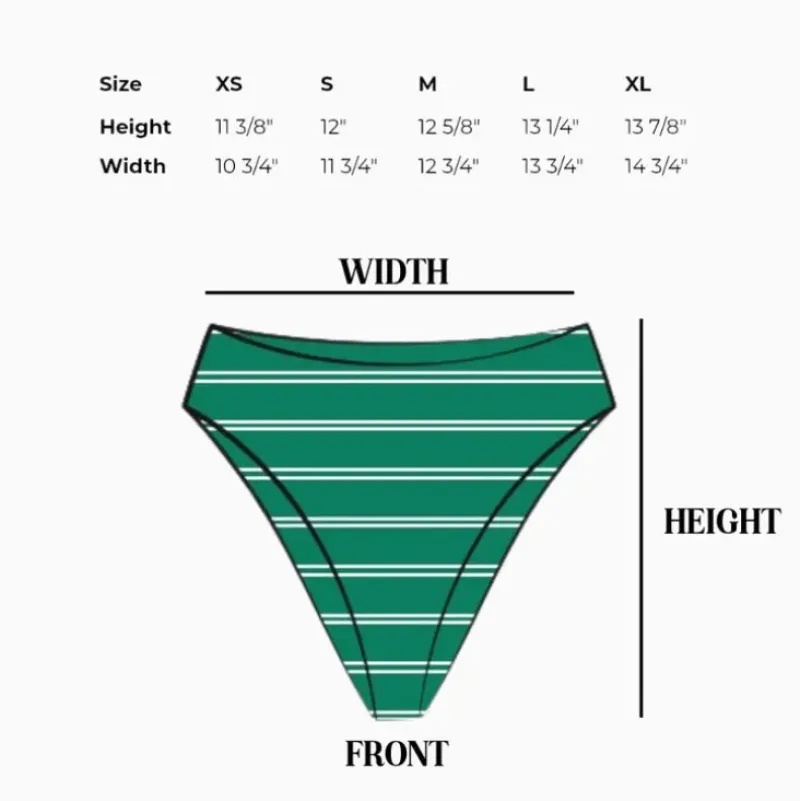 Sale Seashore High Waist Cheeky Bikini Bottom Bottoms|Cheeky