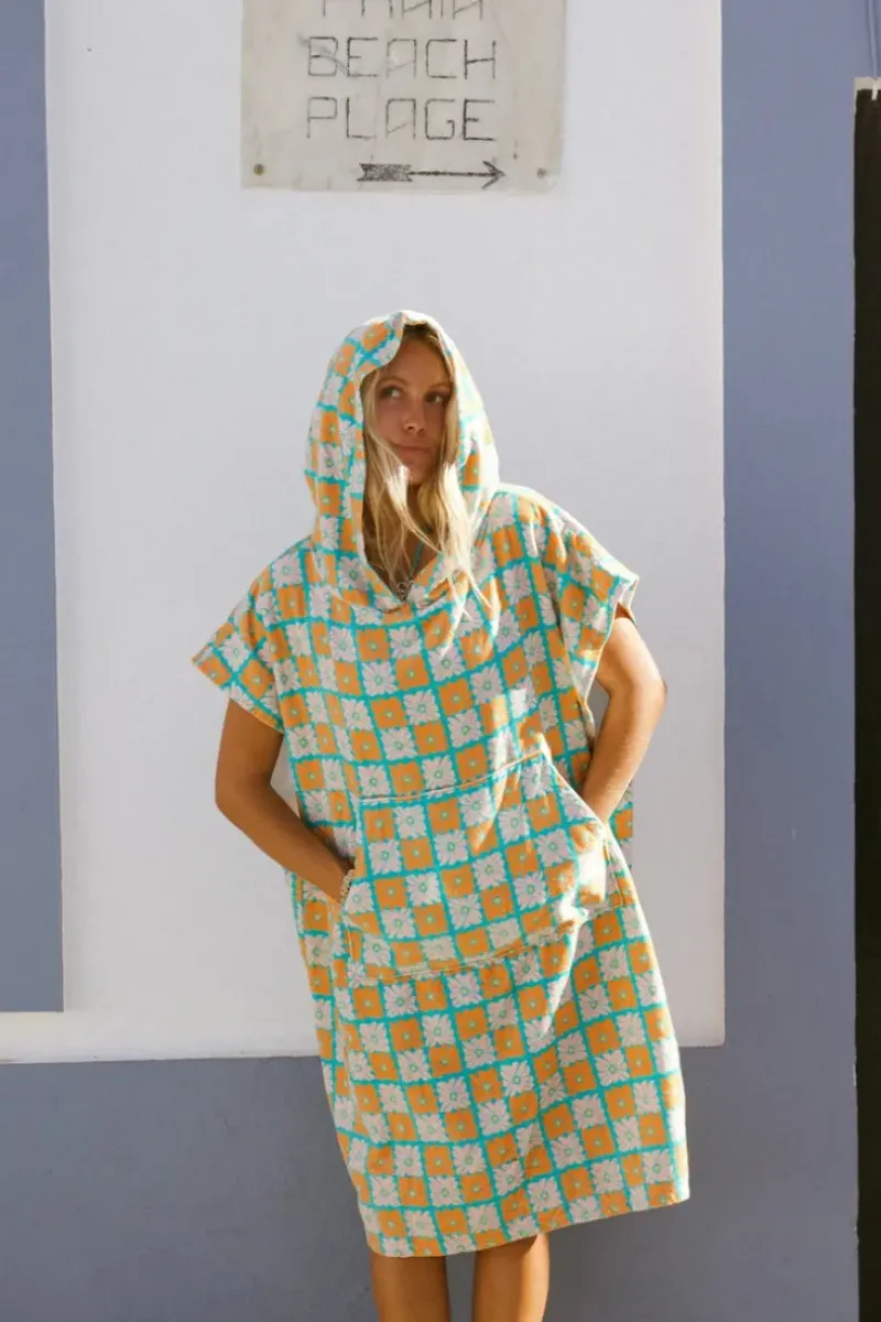Outlet Surf Sleeveless Oversized Poncho Clothing