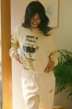 Fashion Take A Picture Drawstring Sweatpants Clothing