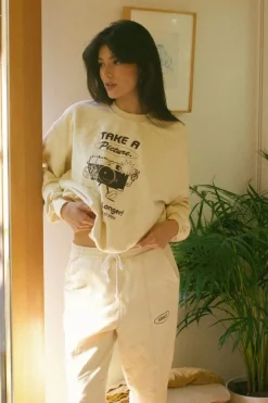 Fashion Take A Picture Drawstring Sweatpants Clothing