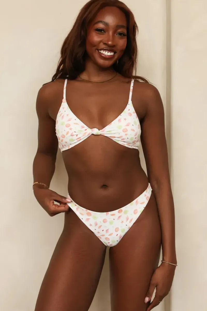 Sale Zen Knotted Triangle Bikini Top Tops|Triangle